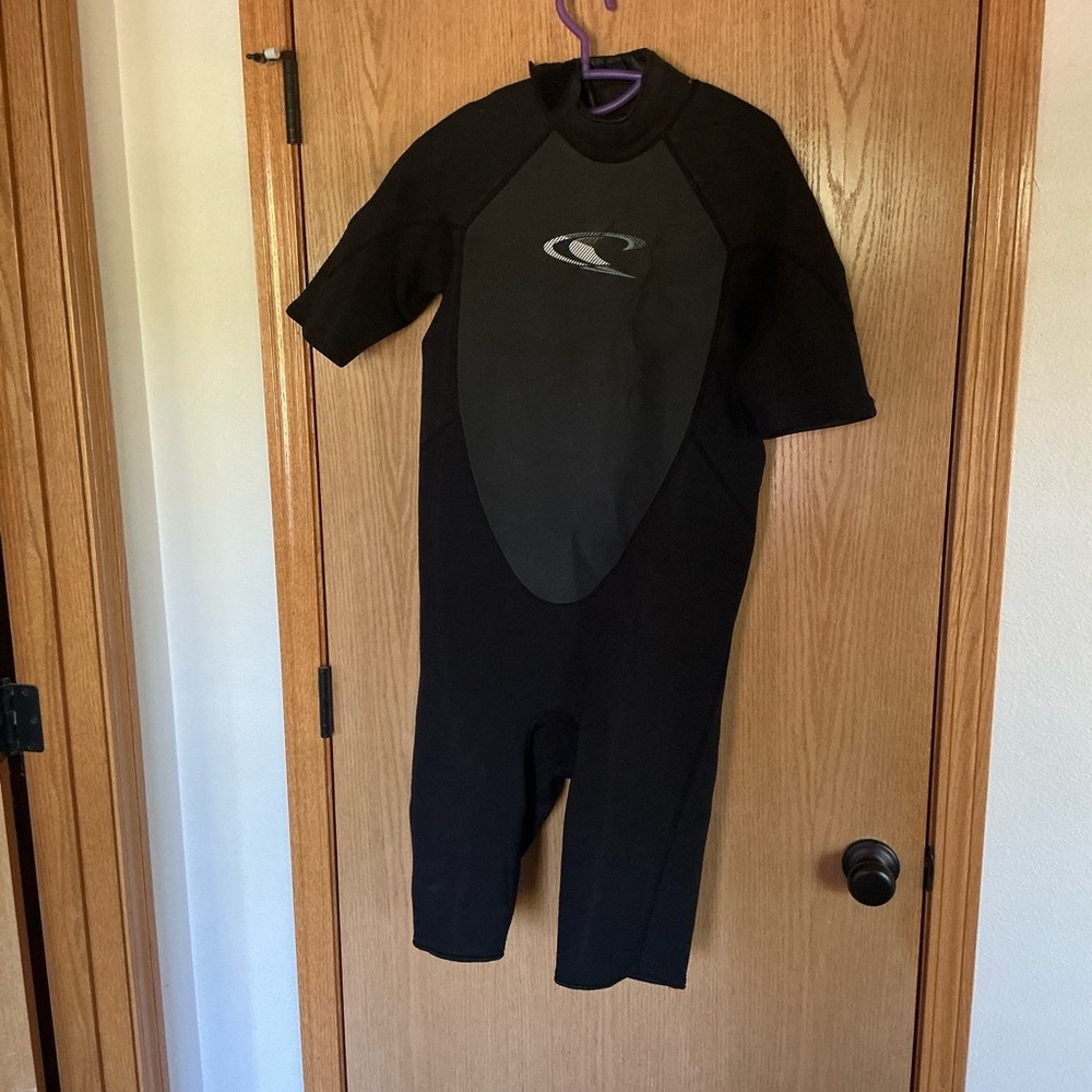 O’Neill women wetsuit Hammer 2mm plus 2X black surf swim paddle board scuba